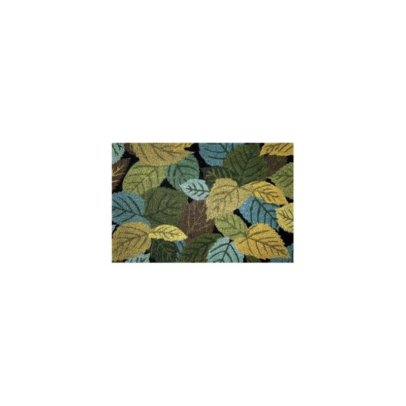 IDMAT Tapis coco blanchi sur semelle latex 40x60 cm Amazonie