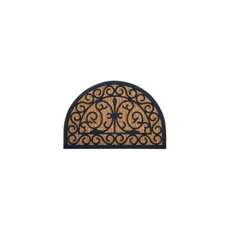 IDMAT Tapis cuba 40x60 cm demi lune volutes