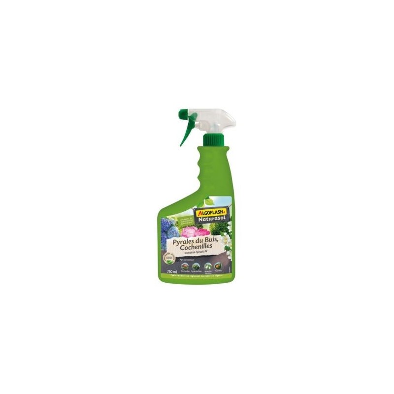 Algoflash Naturasol Anti pyrale du buis cochenilles papillons du géranium 750 ml