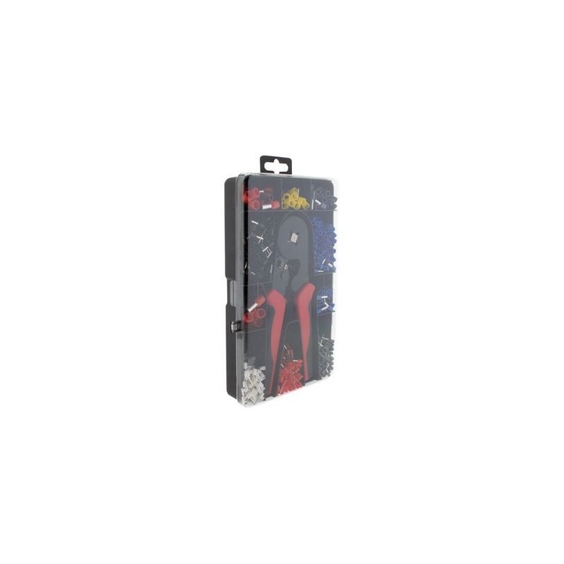 Zenitech Pince à sertir + lot de 1200 cosses