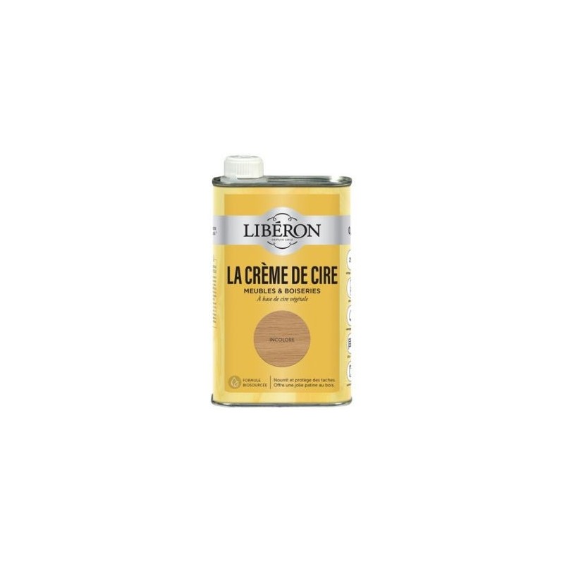 Liberon Crème de cire liquide incolore 0.5 l