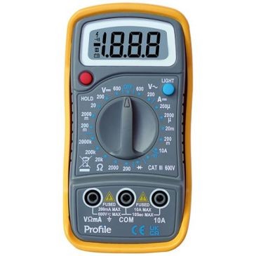 Profile Multitesteur digital base cat3 600v