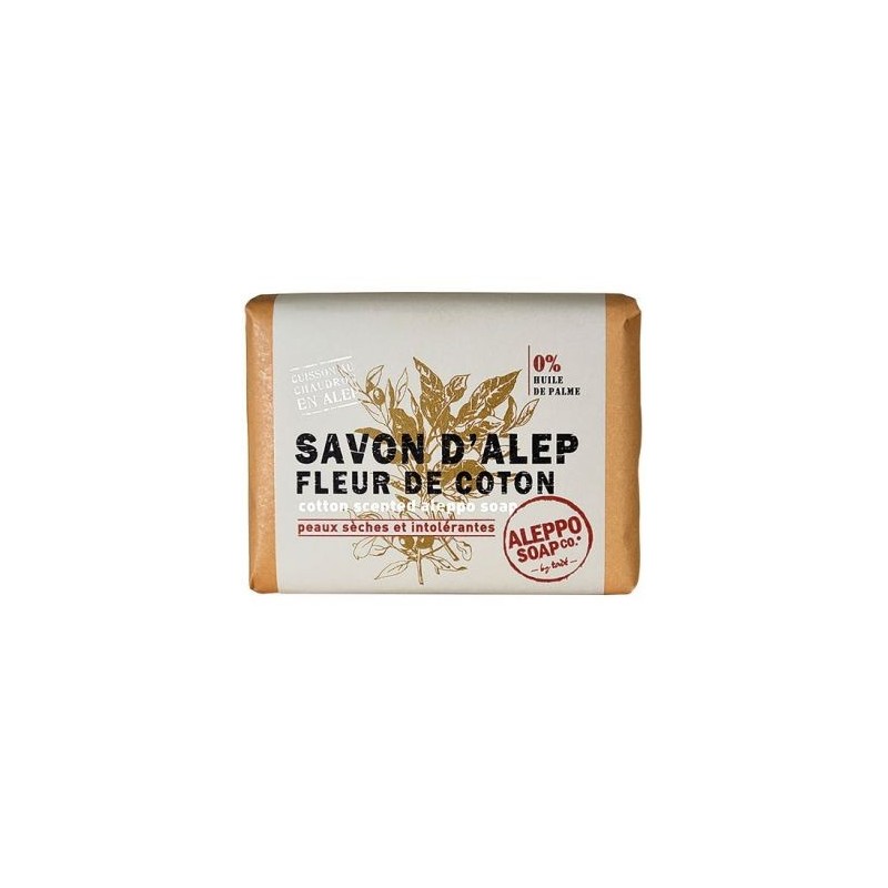 TADE Savon alep fleur de coton 100 g