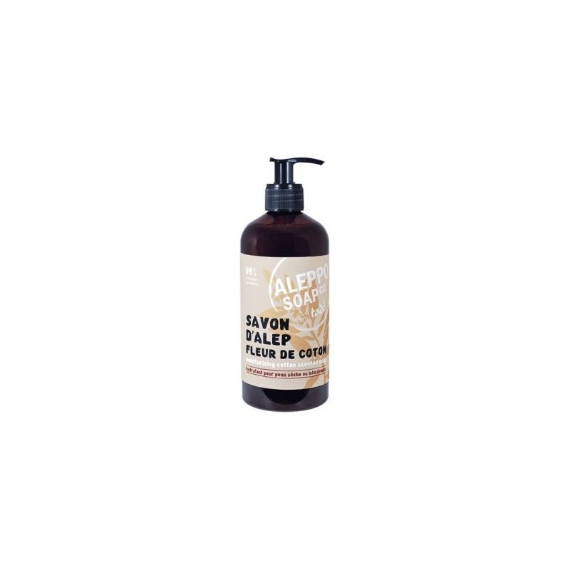 TADE Savon alep liquide fleur de coton 500 ml
