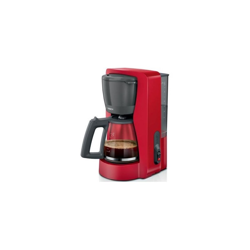 Bosch Cafetière filtre 10/15 tasses Rouge Mat - MyMoment - TKA2M114