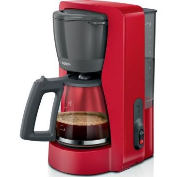 Bosch Cafetière filtre 10/15 tasses Rouge Mat - MyMoment - TKA2M114