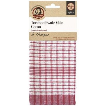 Menagere tradition Torchon essuie main coton 40 x 60 cm