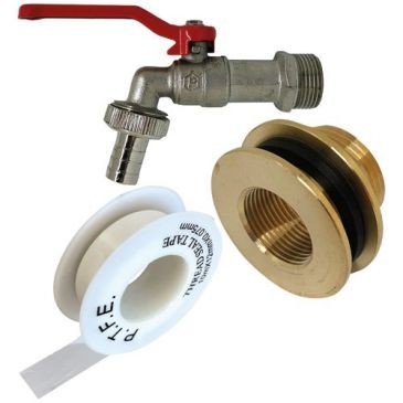 Raco Expert Raccord laiton pour cuve plastique + robinet puisage