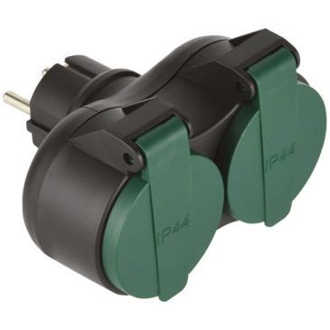 Electraline Biplite 3P+T 16A ip44 noire