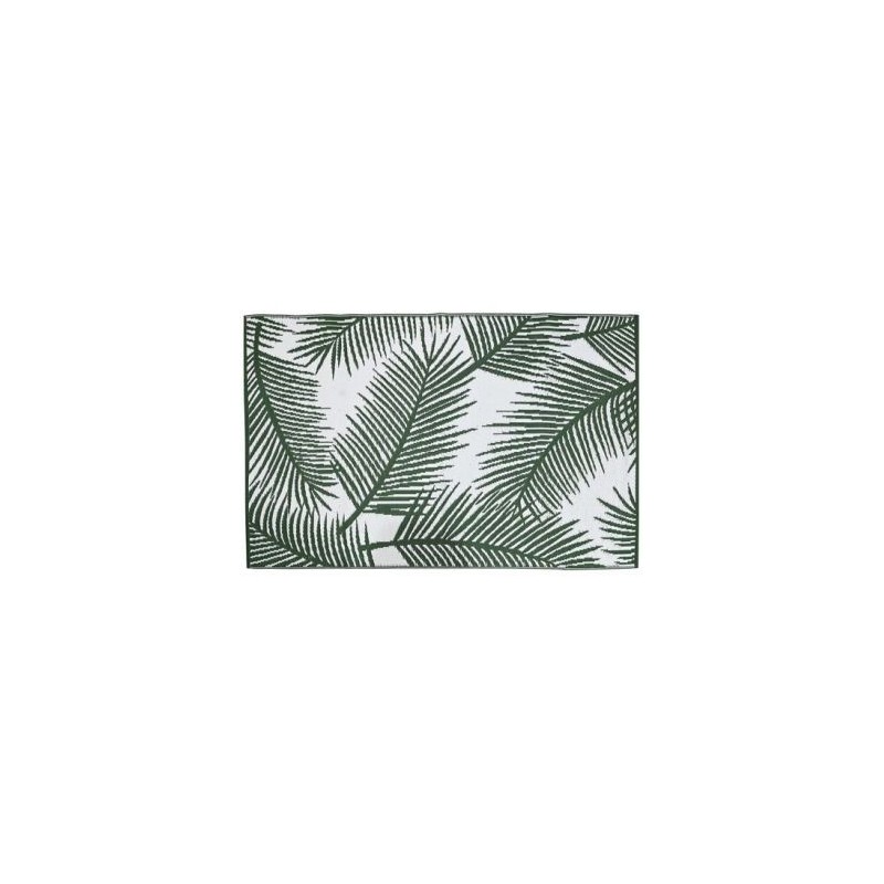 Jardiline Tapis extérieur jacquard 120 x 180 cm palmera