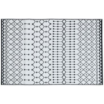 Jardiline Tapis extérieur jacquard 120 x 180 cm agadir