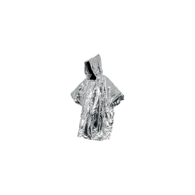 CAO Poncho de survie polypropylène cpp argent 1.27 x 1 m