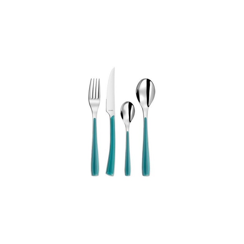 AMEFA Ménagère 24 pièces Turquoise - Alizé