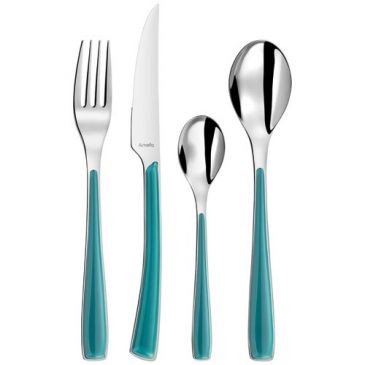 AMEFA Ménagère 24 pièces Turquoise - Alizé
