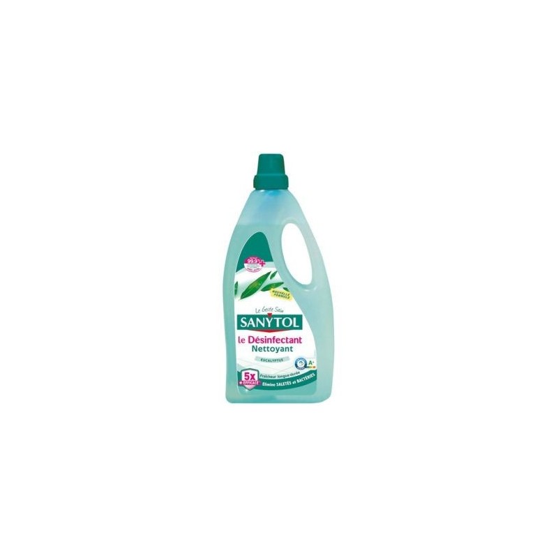 SANYTOL Désinfectant nettoyant multi-surface eucalyptus 1 L