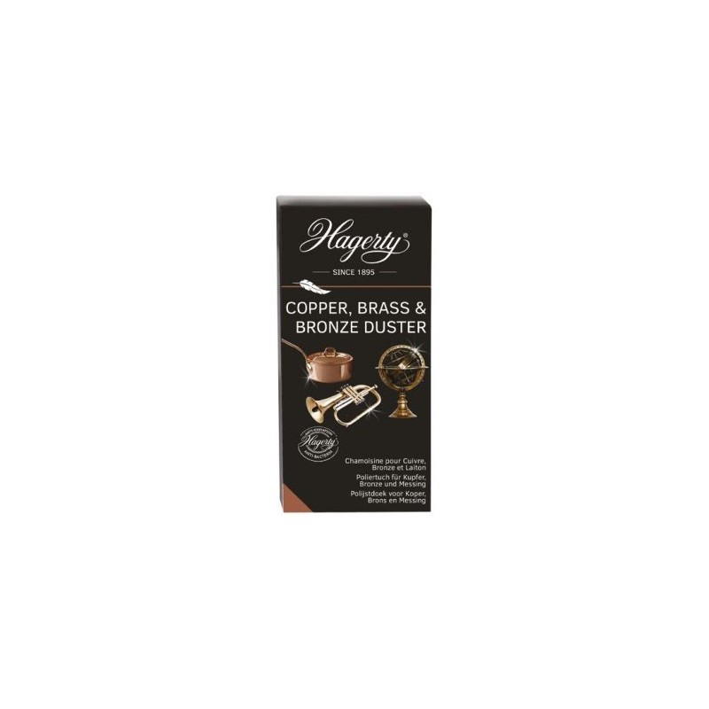 HAGERTY Chiffon nettoyage imprégné cuivre bronze et laiton