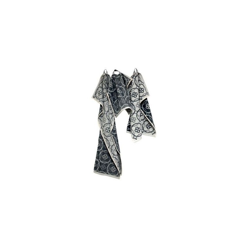TISSAGES DE BEAULIEU Lot torchons 3 tailles jacquard gris