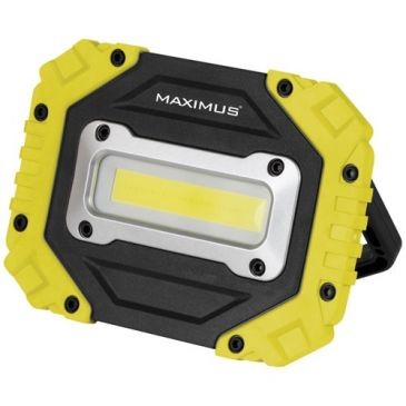 Maximus Projecteur nomade led 10 w 1200 lm noir et jaune