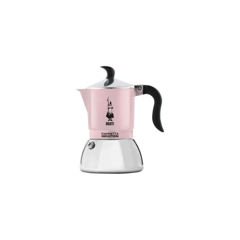BIALETTI Cafetière italienne 4 tasses Rose Pastel - Fiammetta
