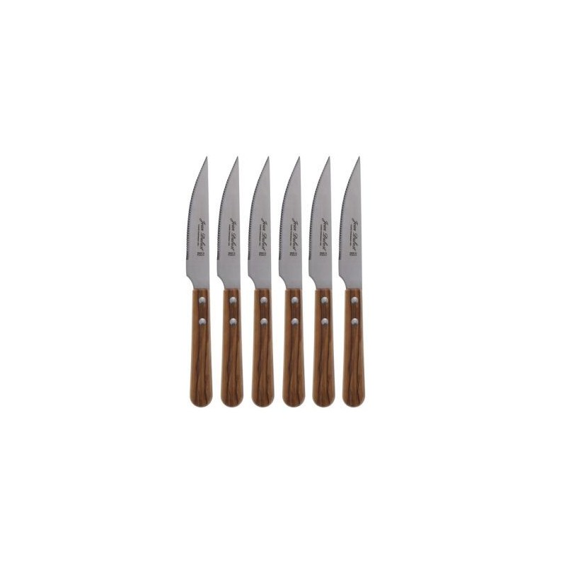 Jean Dubost Coffret 6 couteaux grill - Tradition Olivier