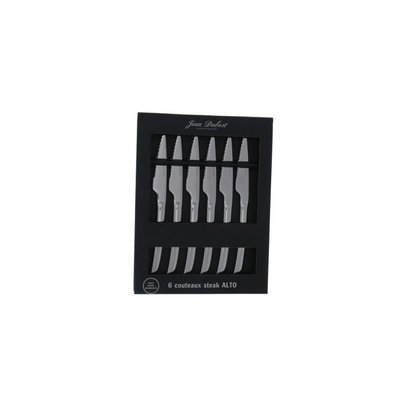 Jean Dubost Coffret 6 couteaux à steak - Alto