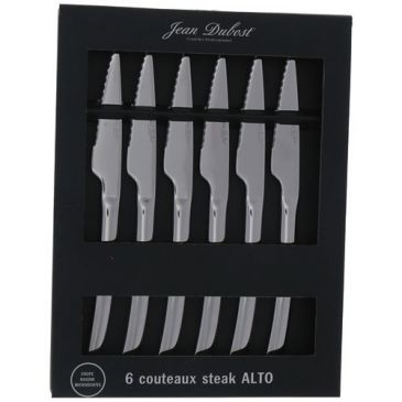 Jean Dubost Coffret 6 couteaux à steak - Alto