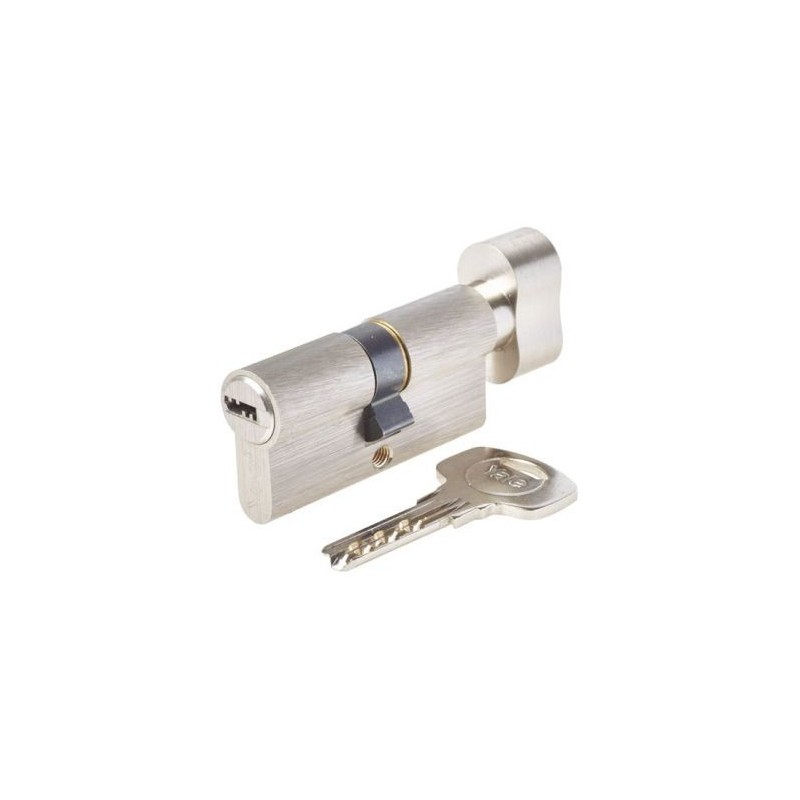 Yale Cylindre à bouton 6 goupilles 4 clés 1 carte 30 x 30 mm