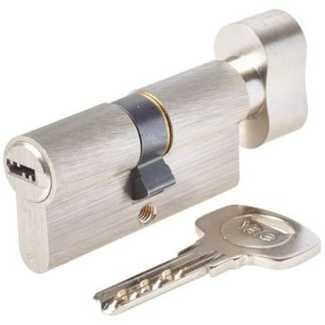Yale Cylindre à bouton 6 goupilles 4 clés 1 carte 30 x 30 mm