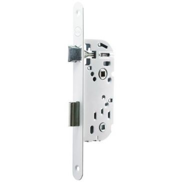 Yale Serrure encastrer 135 mm bec cane condamn. réversible blanc