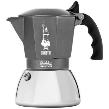 BIALETTI Cafetière italienne 4 tasses - Brikka Induction