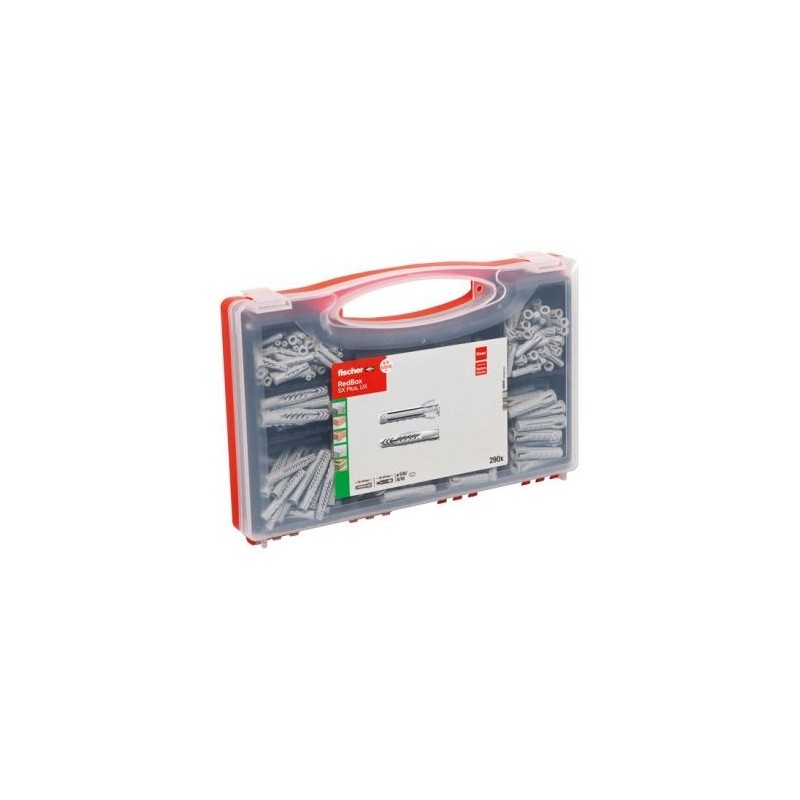 Fischer Coffret d'assortiment de 290 chevilles nylon