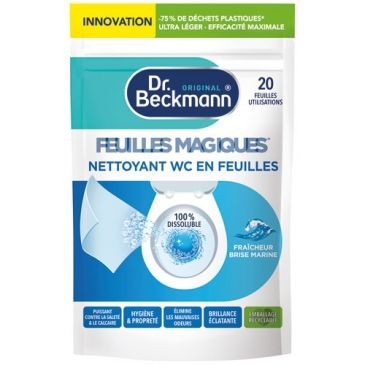 DR BECKMANN Feuilles magiques nettoyant wc brise marine X20