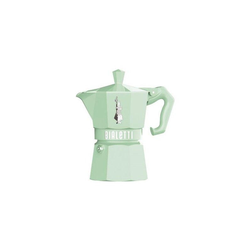 BIALETTI Cafetière italienne 3 tasses Vert Pastel - Moka Exclusive