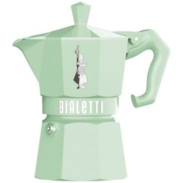 BIALETTI Cafetière italienne 3 tasses Vert Pastel - Moka Exclusive