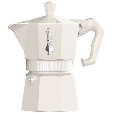 BIALETTI Cafetière italienne 3 tasses Crème - Moka Exclusive