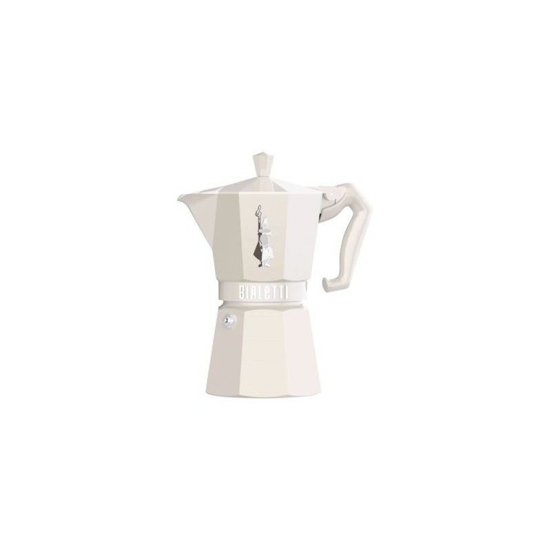BIALETTI Cafetière italienne 6 tasses Crème - Moka Exclusive