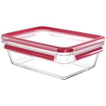 TEFAL Boîte de conservation rectangulaire 1,3 L - Masterseal Glass