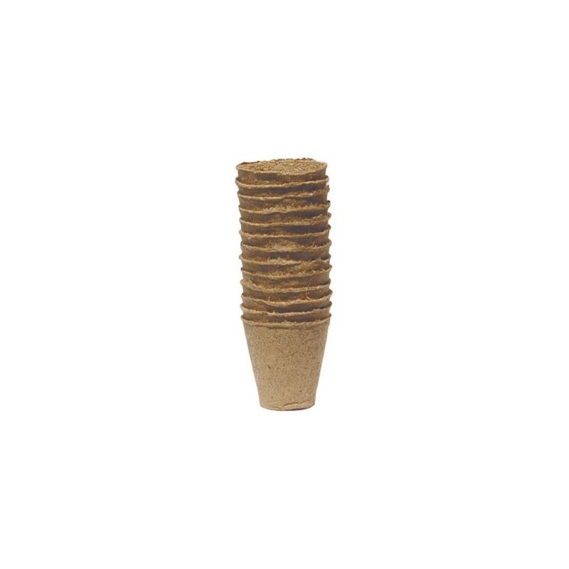 NORTENE Godets 12 pots carrés Growing 8 x 8 cm compostable