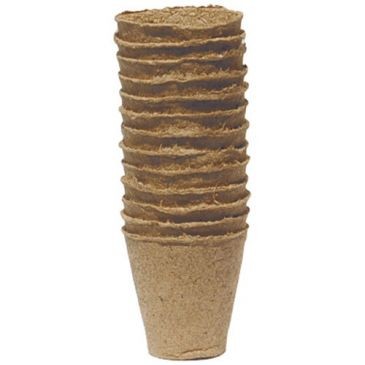 NORTENE Godets 12 pots carrés Growing 8 x 8 cm compostable