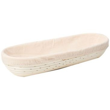 Patisse Banneton ovale 28 x 13 cm avec toile
