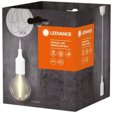 LEDVANCE 1906 suspension vintage E27 bell blanc