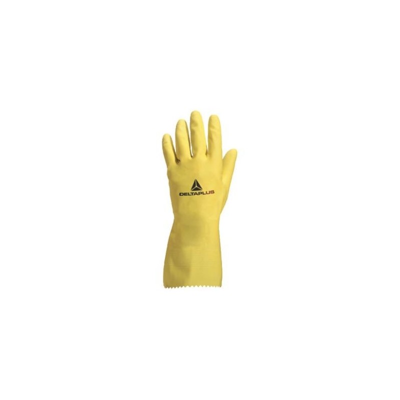 Delta Plus Gant ménage latex jaune 6/7