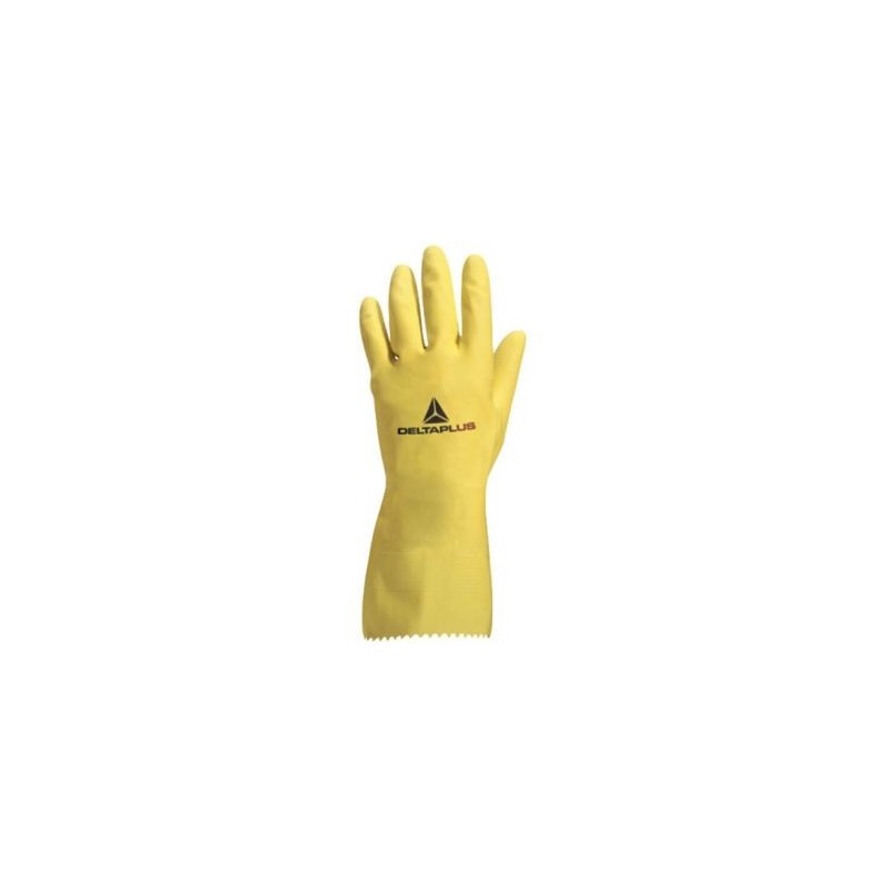 Delta Plus Gant ménage latex jaune 9/10