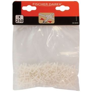 Fischer Darex Croisillons plastique 2 mm sachet x 250