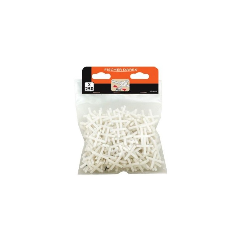 Fischer Darex Croisillons plastique 4 mm sachet x 250