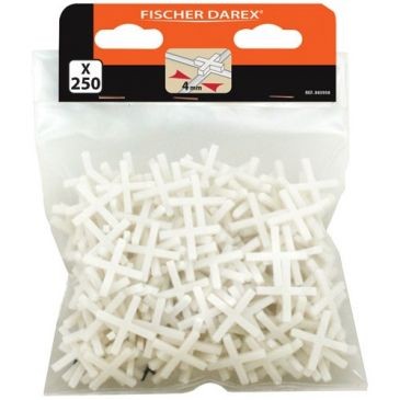 Fischer Darex Croisillons plastique 4 mm sachet x 250