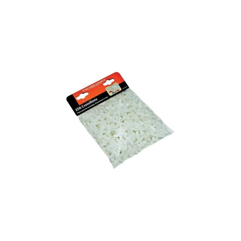 Fischer Darex Croisillons plastique 5 mm sachet x 250