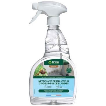 LE VRAI PROFESSIONNE Nettoyant destructeur d'odeurs pin des landes 750 ml