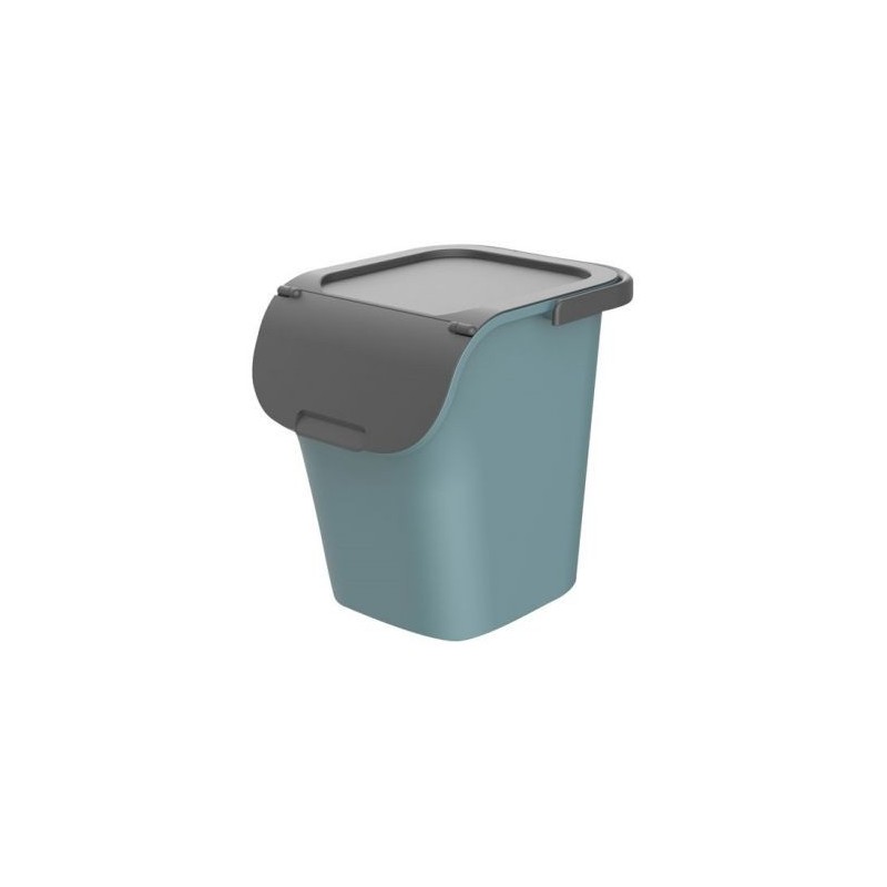 Eda Poubelle de tri Trihome 40 L vert eucalyptus