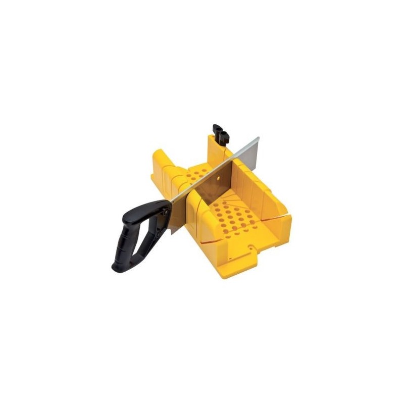 Stanley outillage Boite à onglet 4 angles de coupe et scie à dos 300 mm